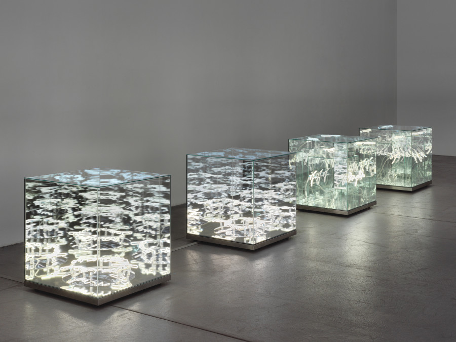 Brigitte Kowanz, Exhibition view Museum Haus Konstruktiv, 2020. Photo: Stefan Altenburger. © 2020, ProLitteris, Zurich; Studio Brigitte Kowanz