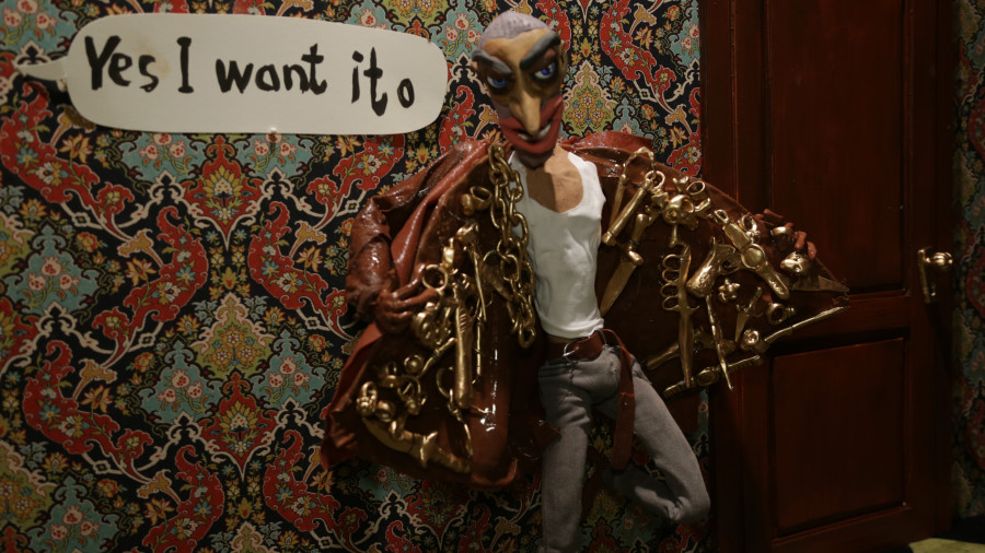 Nathalie Djurberg & Hans Berg, One Need Not Be a House, The Brain Has Corridors, 2018, Stop-Motion-Animation, Musik, 8.18 Min., © Nathalie Djurberg & Hans Berg, Courtesy Lisson Gallery